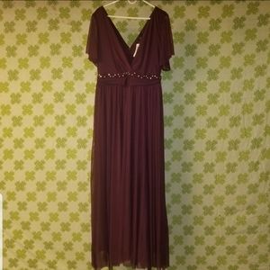 4SO BURD SS MESH GOWN